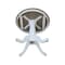 International Concepts Round 30 in Rd Top Ped Table, Dining Ht, White/Heather Gray, 30 W, 30 L, 29.1 in H, Wood K05-30RT - alternate 4
